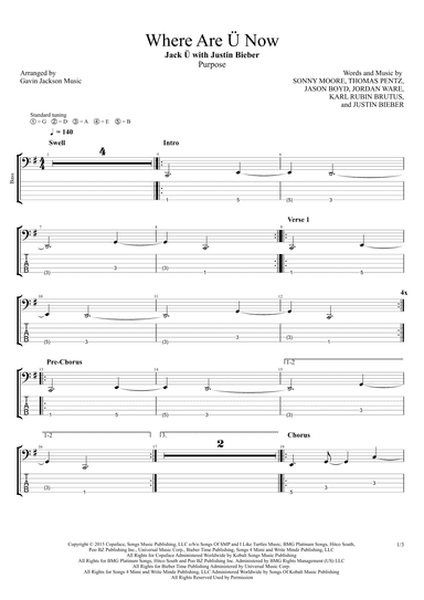 Where Are U Now (arr. Gavin Jackson Music)