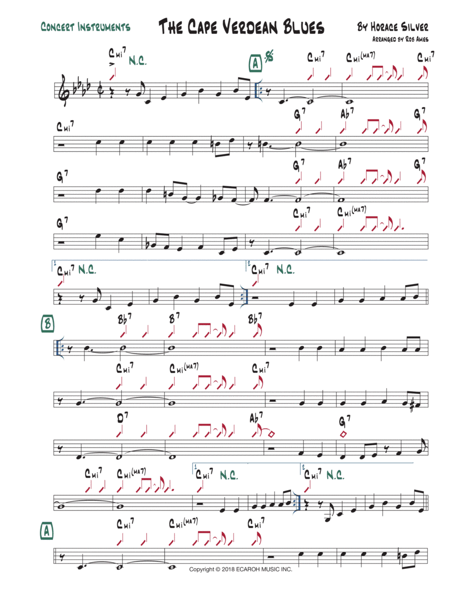 The Cape Verdean Blues (arr. Rob Ames)