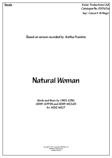 (you Make Me Feel Like) A Natural Woman (arr. Michael Storeton-West)