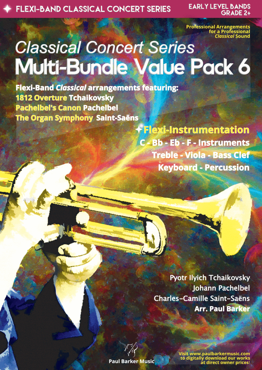 Classical Concert Series Multi-Bundle Pack 6 (Flexible Instrumentation) (arr. Paul Barker)