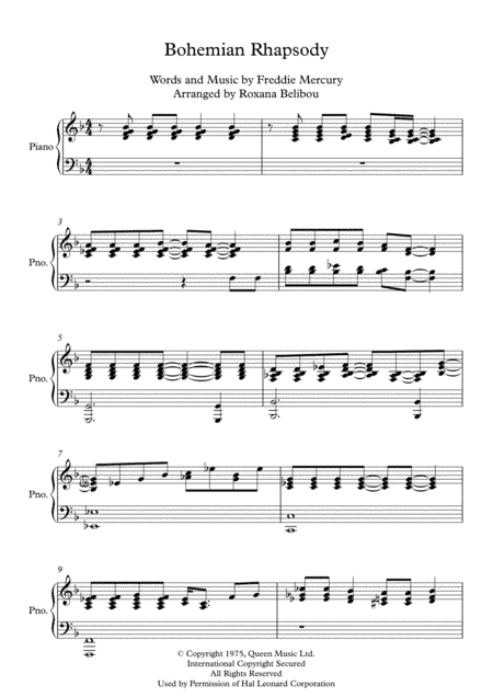 Bohemian Rhapsody (arr. Roxana Belibou)