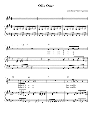 Ollie Otter - Piano/Vocal/Guitar