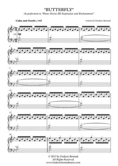Butterfly (Easy-intermediate Inspirational Piano)