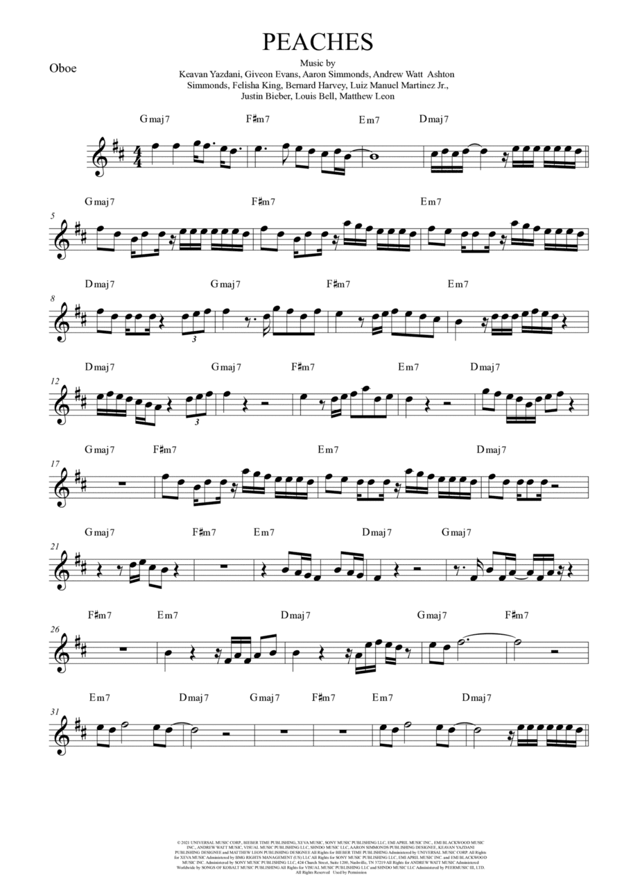Peaches (arr. Anderson Quevedo)