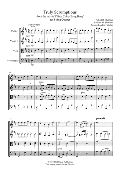 Truly Scrumptious (arr. Jackie Fletcher)