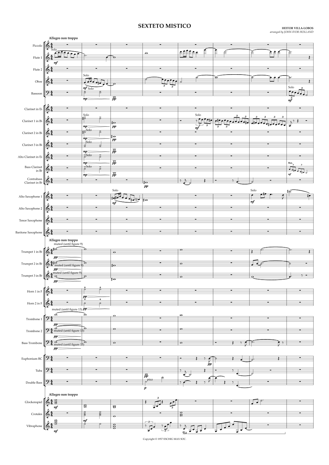 Sexteto Mistico (arr. John Ivor Holland)