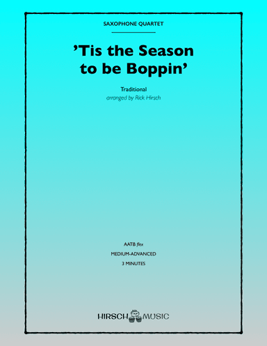 'Tis the Season to be Boppin' (arr. Rick Hirsch)