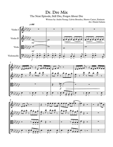 Forgot About Dre (arr. Daniel Adams)