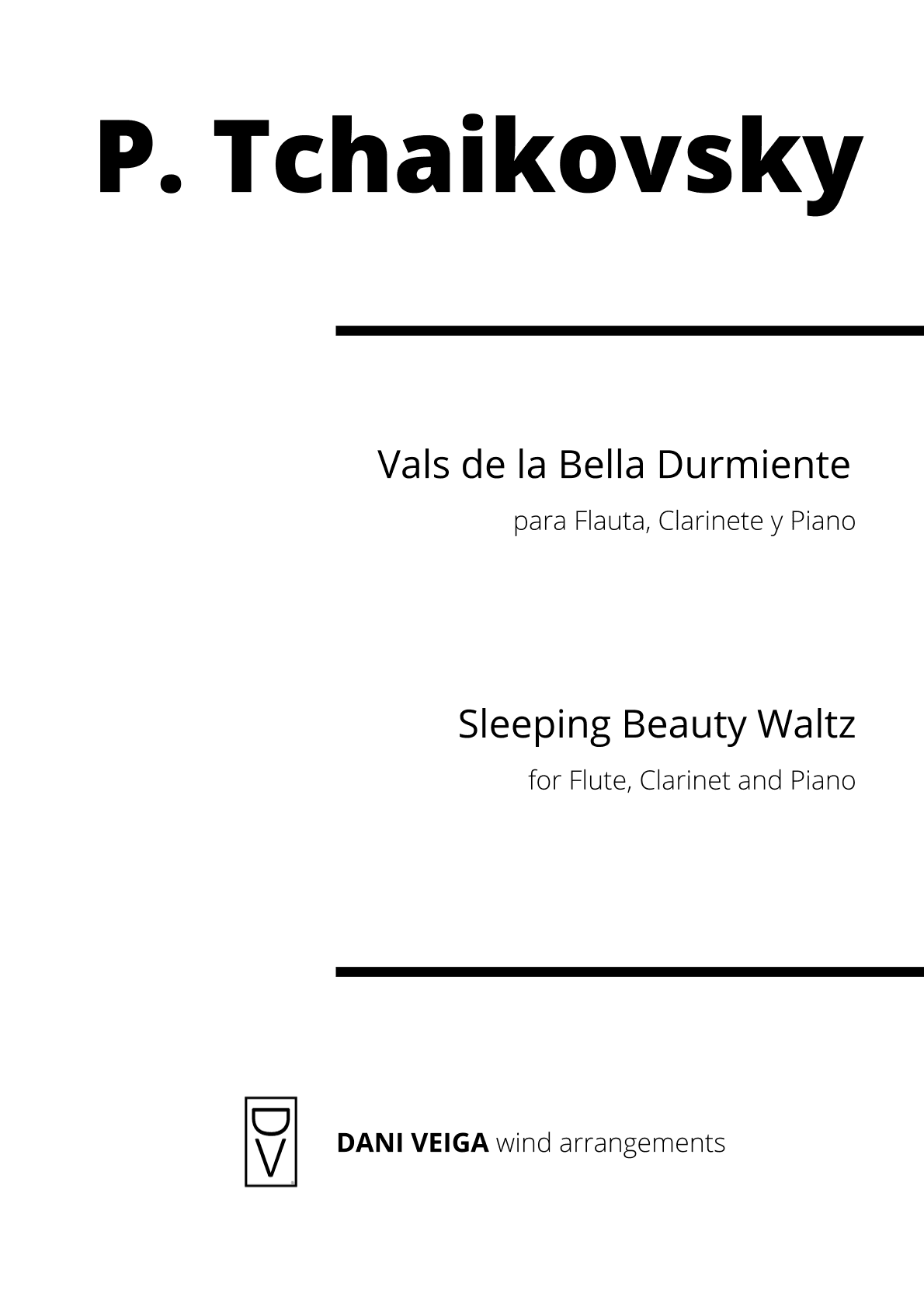 Sleeping Beauty Waltz (Flute, Clarinet and Piano) (arr. Dani Veiga)