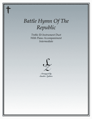 Battle Hymn of the Republic (treble Eb instrument duet) (arr. Sandra Zylstra)
