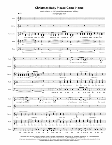Christmas (Baby Please Come Home) (arr. Ben Bram Music)