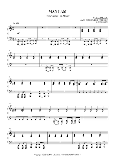 Man I Am (from Barbie The Album) (arr. SCMusic)