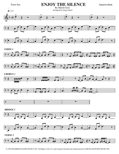 Enjoy The Silence (arr. Jorge Juárez)