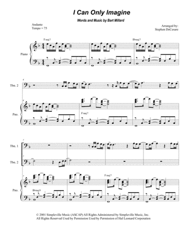 I Can Only Imagine (arr. Stephen DeCesare)