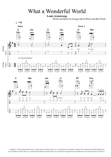 What A Wonderful World (arr. Brent Robitaille)