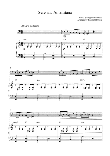 Serenata Amalfitana (Serenade of Amalfi) (arr. Kaiserin Rebecca)