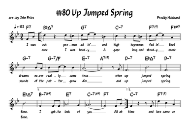 Up Jumped Spring (arr. John Fries)