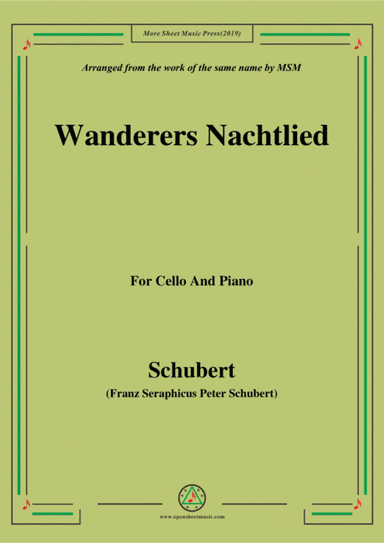 Schubert-Heidenröslein,for Flute and Piano (arr. MSM)