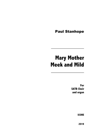 Mary Mother Meek and Mild
