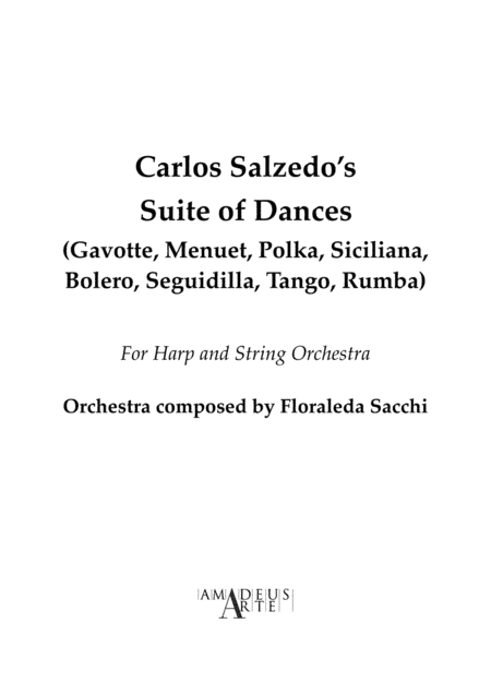 Carlos Salzedo's Suite of Dances for Harp and String Orchestra
