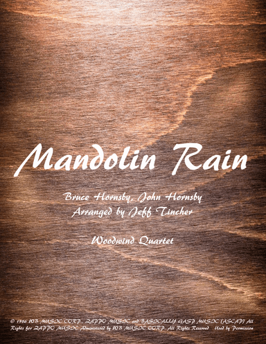 Mandolin Rain (arr. Jeff Tincher)