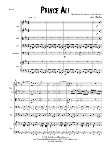 Prince Ali (arr. Musikeo)
