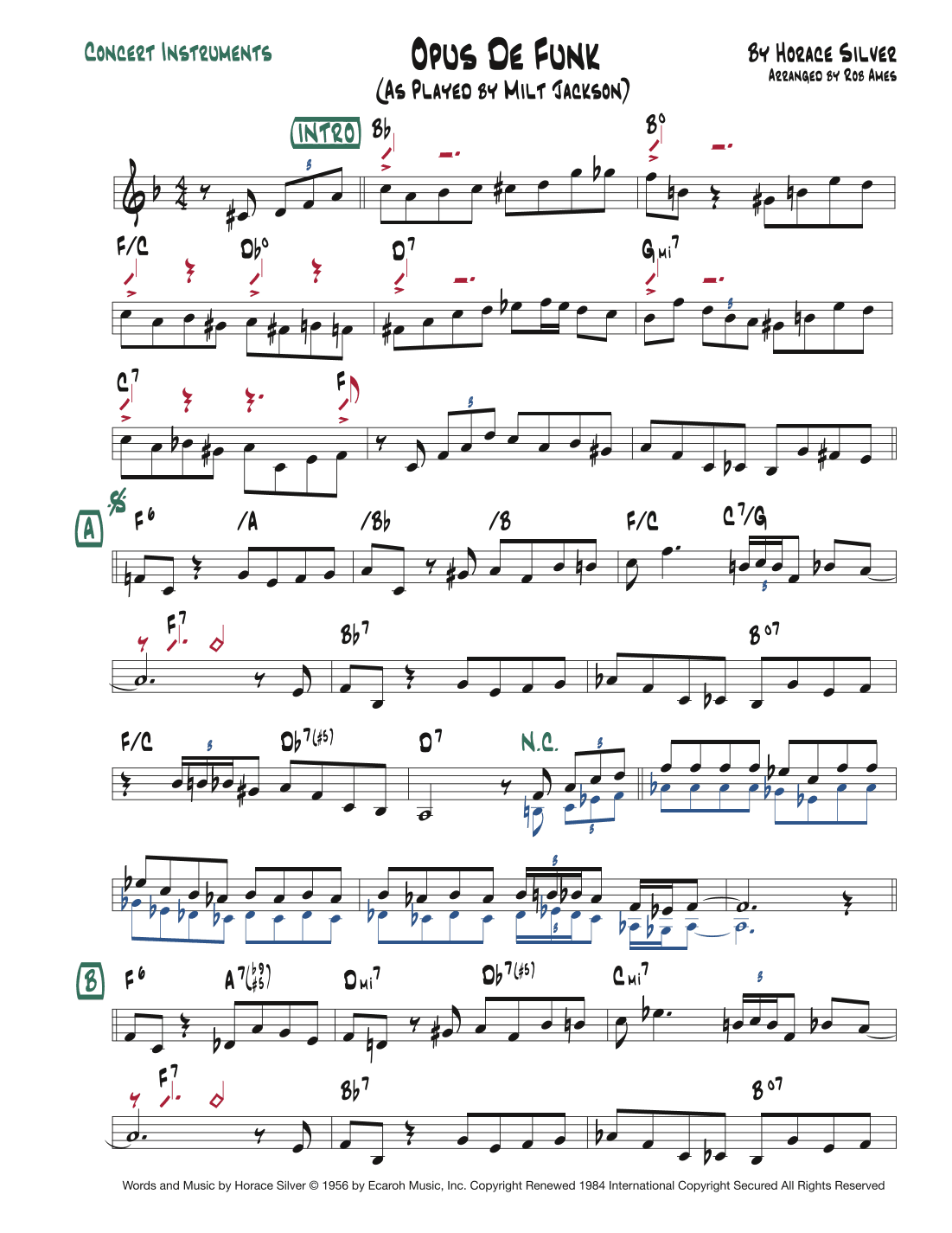 Opus De Funk (arr. Rob Ames)