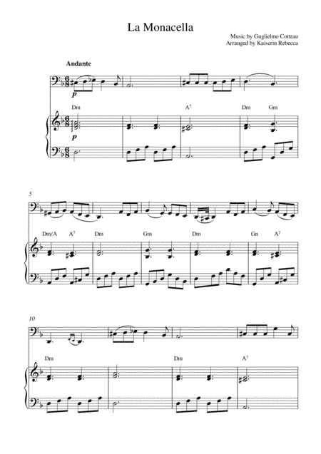 La Monacella (arr. Kaiserin Rebecca)