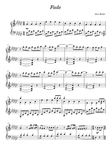 Faded (arr. Alan Walker)