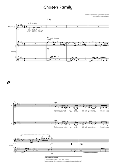 Chosen Family (arr. Simon Pearson)