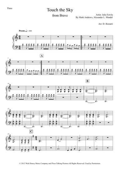 Touch The Sky (arr. Davide Bizzarri)