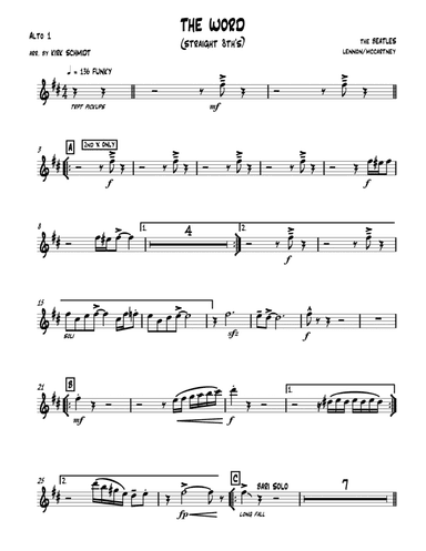 The Word (arr. Kirk Schmidt)
