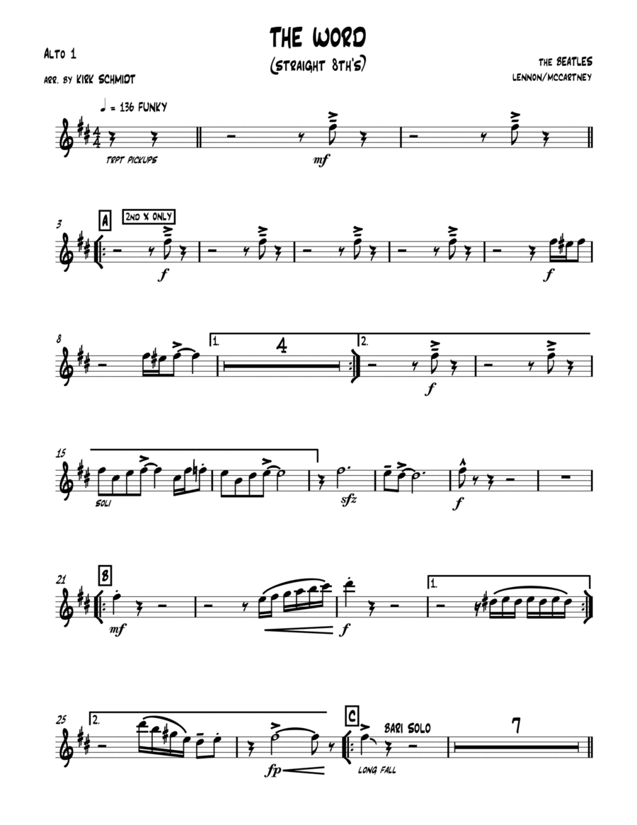 The Word (arr. Kirk Schmidt)