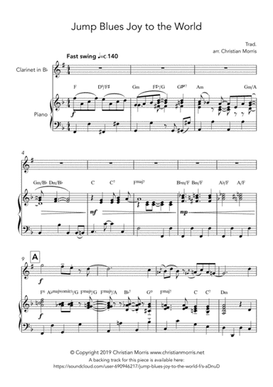 Jump Blues Joy to the World (arr. Hoopla Sheet Music)