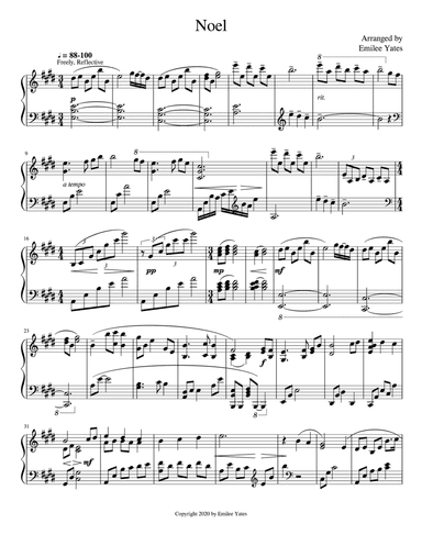 Noel (arr. Emilee Yates)