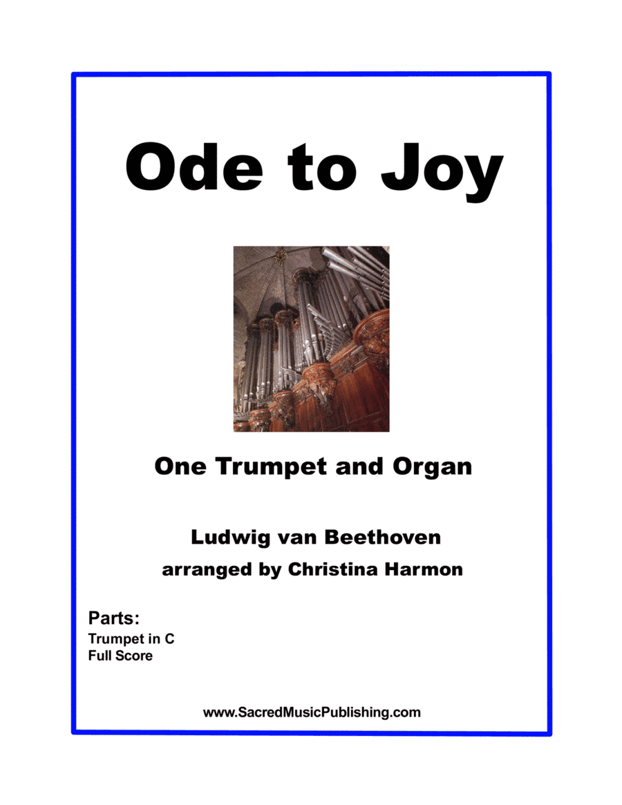 Ode to Joy - One Trumpet and Organ (arr. Christina Harmon)