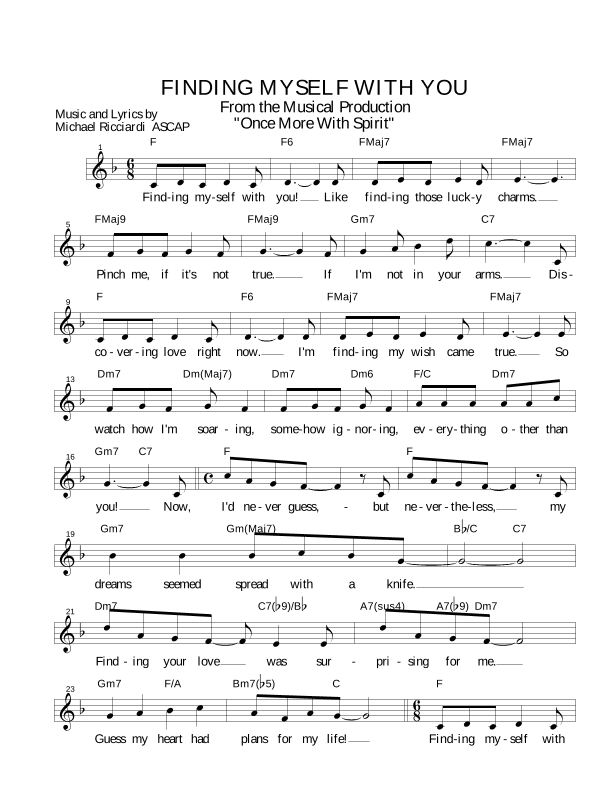 FFINDIG MYSELF WITH YOU