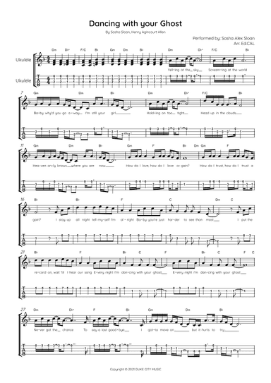 Dancing With Your Ghost (arr. Arr. Ed.CAL)