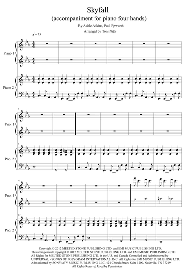 Skyfall (arr. Toni Nita)