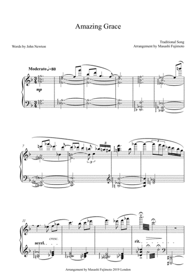 Amazing Grace (arr. Masashi Fujimoto)