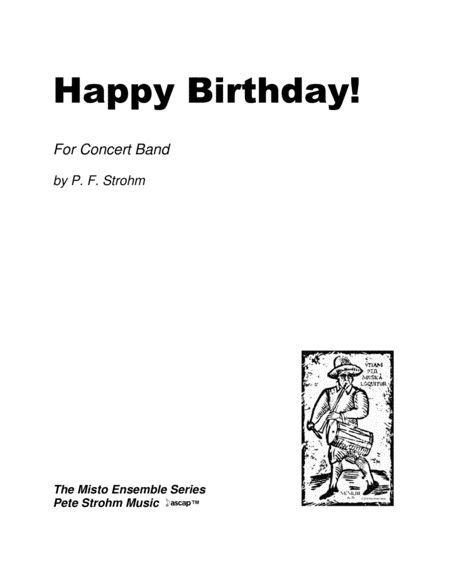 Happy Birthday! (arr. P. F. Strohm)