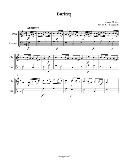 Burlesq (arr. Nick Lacanski)