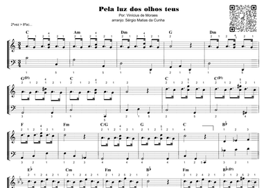 Pela Luz Dos Olhos Teus (arr. Sérgio Matias da Cunha)