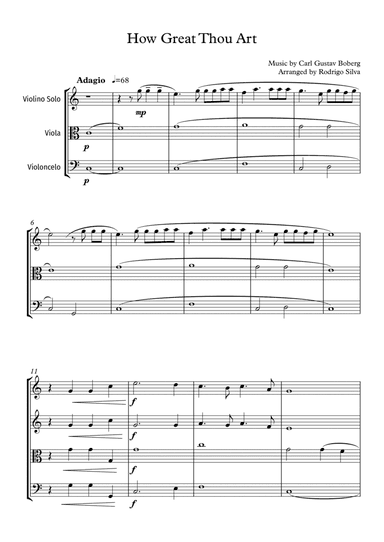 How Great Thou Art (arr. Rodrigo Silva)