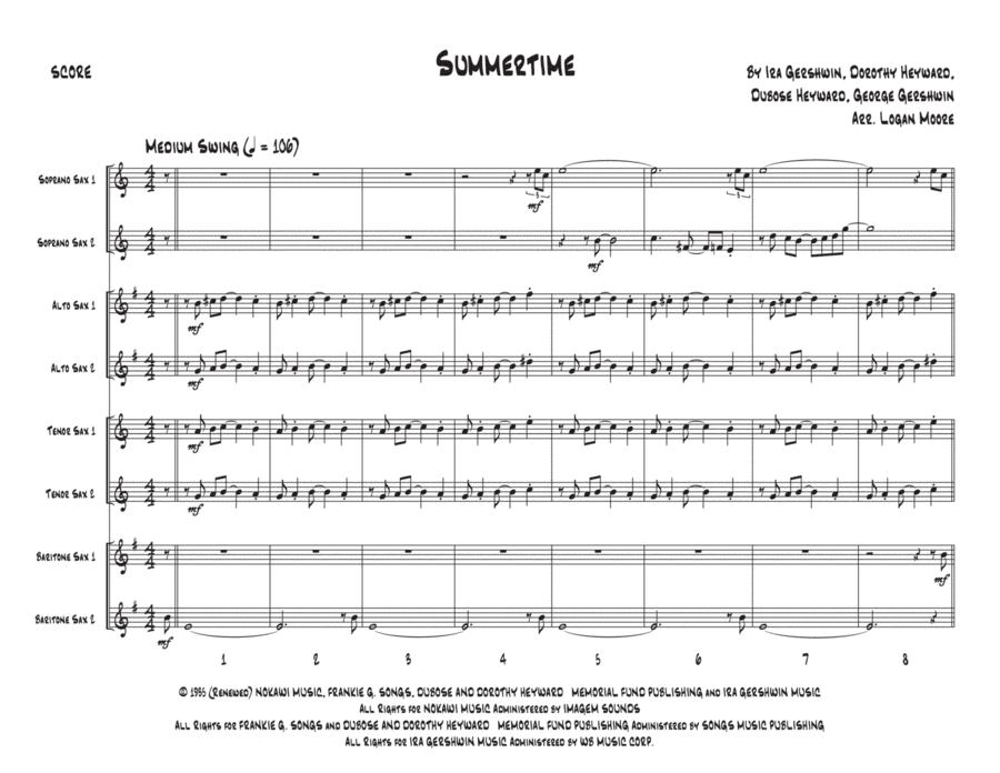 Summertime (arr. Logan Moore)