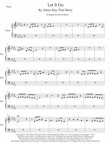 Let It Go (arr. Kevin Busse)