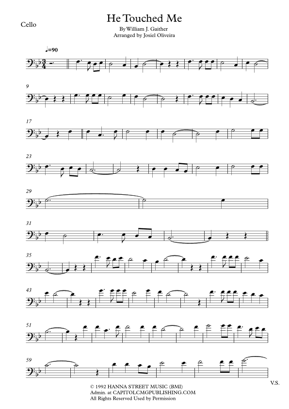 He Touched Me (arr. Josiel Oliveira)