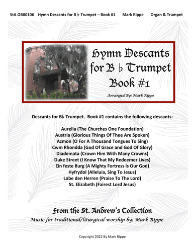 Hymn Descants for Bb Trumpet - Book 1 (StA OB00106) (arr. Mark Rippe)
