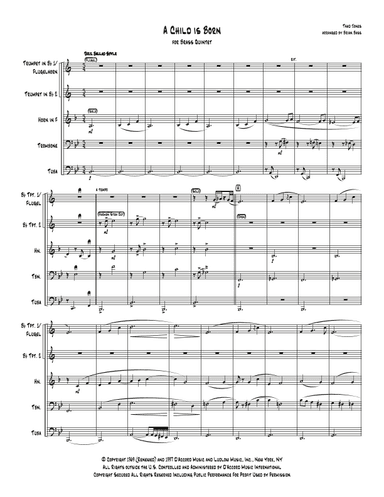 A Child Is Born (arr. Brian Bass)