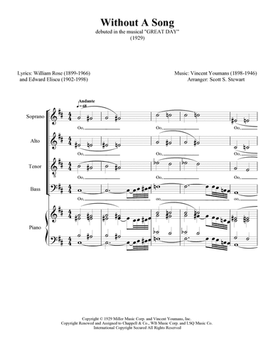 Without A Song (arr. Scott S. Stewart)